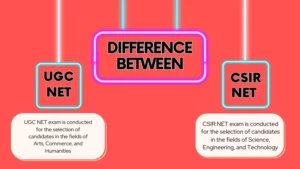 Difference between CSIR NET and UGS NET Exam