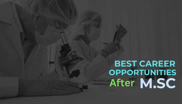 Best Career Opportunities After M.SC