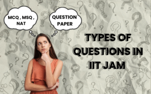 TYPES OF QUESTION IN IIT JAM